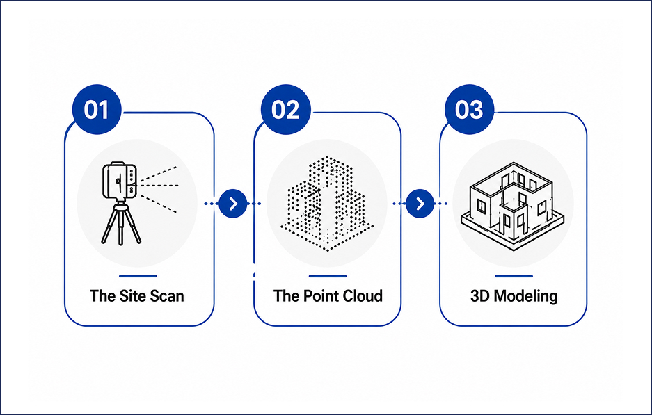 How Scan to BIM Works  From Laser to 3D Model